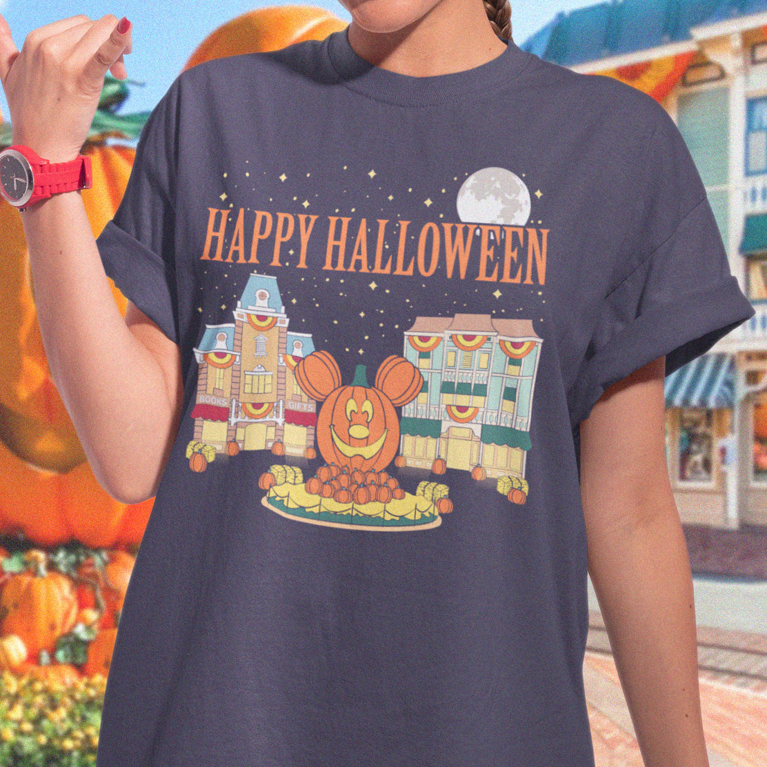 Halloween on Main Street T-Shirt