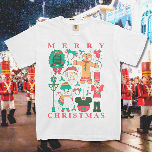 Christmas Park Icons T-Shirt