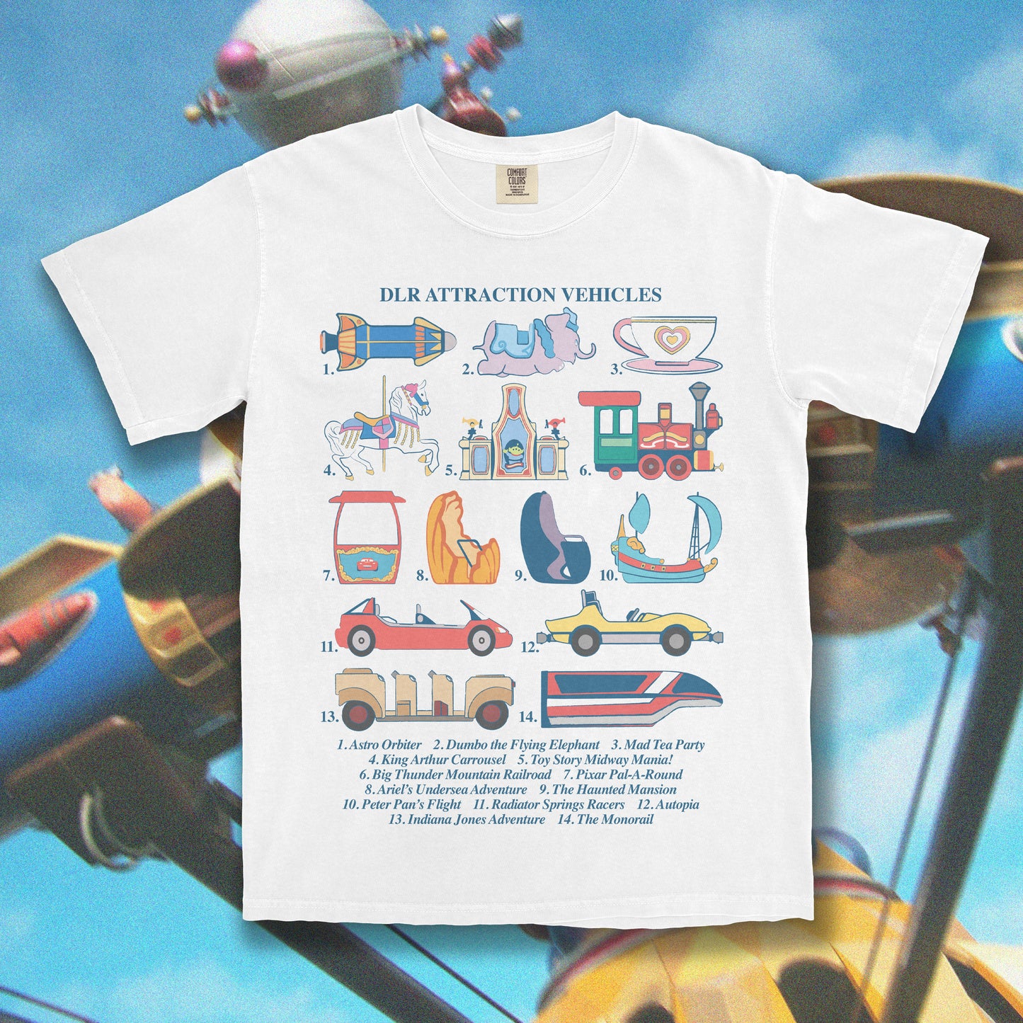 DLR Attraction Vehicles T-Shirt