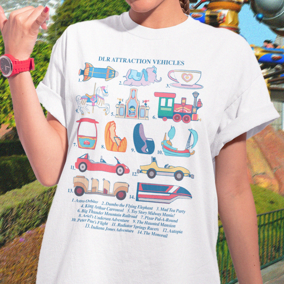 DLR Attraction Vehicles T-Shirt