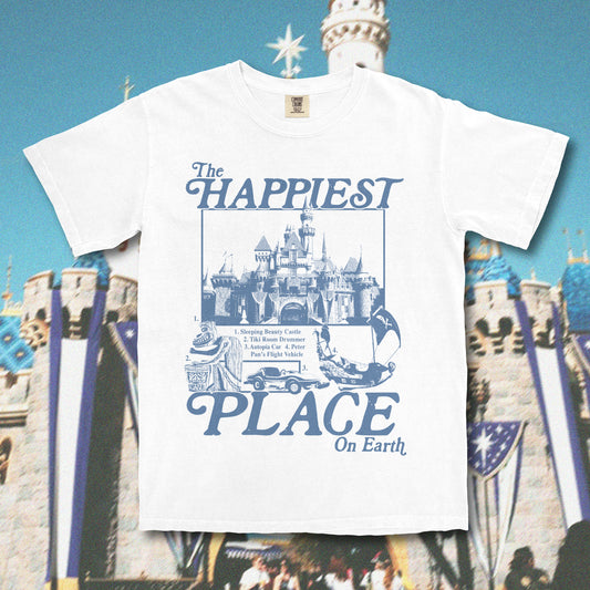 The Happiest Place on Earth Vintage Style T-Shirt