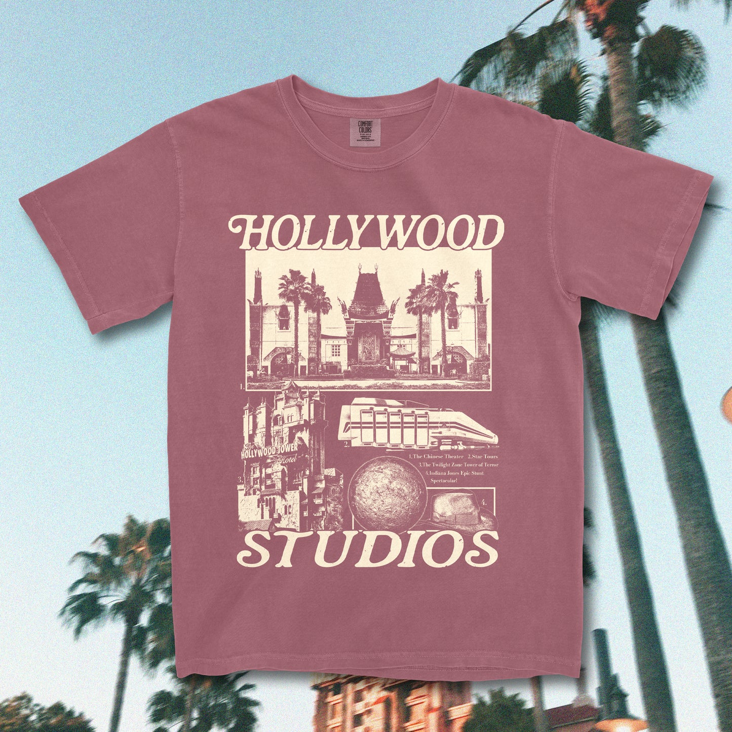 Hollywood Studios Vintage Style T-Shirt