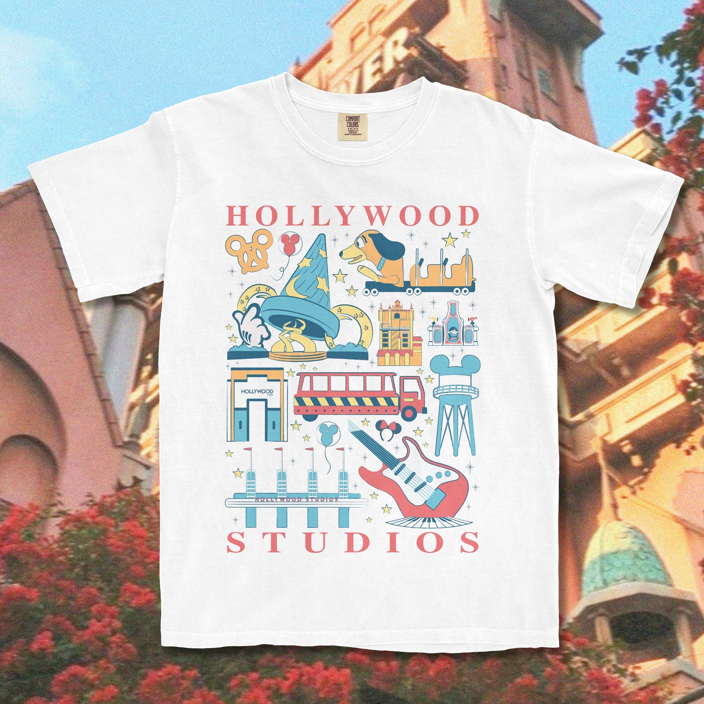 Hollywood Studios Park Icons T-Shirt