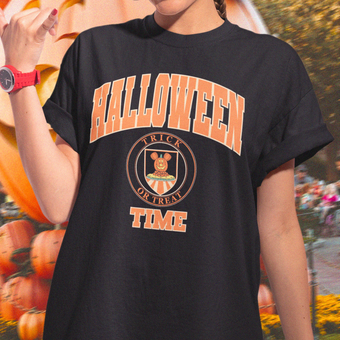 Halloween Time College T-Shirt