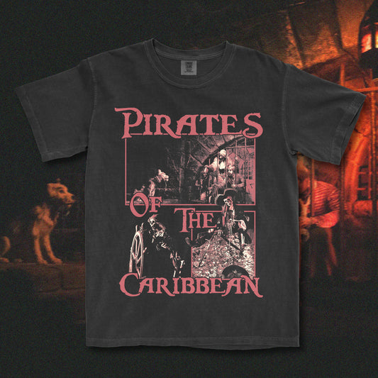 Pirates of the Caribbean Vintage Style T-shirt